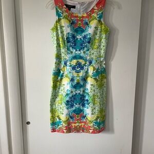 Nine West Colorful Sleeveless Dress